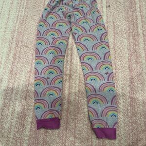 Hatley Gray Rainbow Print Kids Casual Bottoms